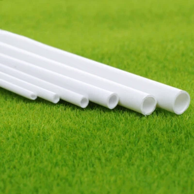 ABS Hollow Tube Plastic 1.3mm 1.7mm 2.1mm 3mm 4mm 4.9mm ID for Moedl Toys Crafts - Image 1 of 3