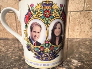 Prince William & Catherine Kate Middleton commemorative ELGate Ceramic Mug - Picture 1 of 7