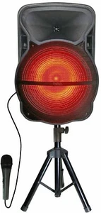 Altavoz portátil totalmente amplificado 5000 vatios 15” CON MICRÓFONO Y SOPORTE INCLUIDOS - Imagen 1 de 2