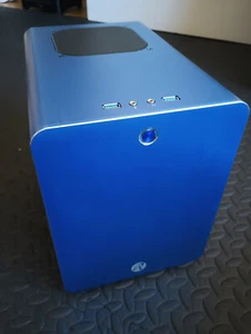 Raijintek Metis Plus Blue PC Case Bundle mini-ITX Aluminum - Picture 1 of 6