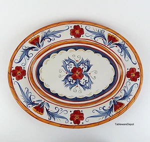 Tabletops Unlimited ITALIANO: Oval Platter, SUPERB+! Gallery Collection., RARE! - Picture 1 of 4