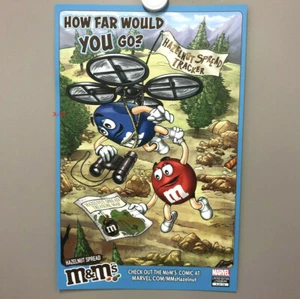 Marvel SDCC M&Ms Hazelnut Spread Lithograph Litho Print Poster 11x17 comic con - Picture 1 of 3