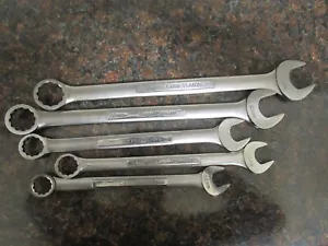 Craftsman USA 5 Pc Metric Long Combo Wrench Set:22-32MM, Vintage/#Clong - Picture 1 of 3