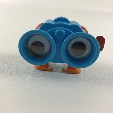 Disney Pixar Toy Story Lenny Binoculars 2" Figure Google Eyes Wind Up Cover
