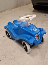 big bobby car classic Polizei in blau mit Flüsterreifen aus Vollgummi Kugellager