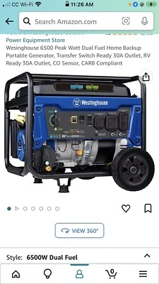 generadores portátiles arranque manual doble combustible Foto 1 de 2