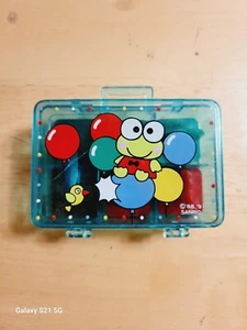 Vintage Sanrio Keroppi Stamp Set 1989 Frog Kawaii With Case Stationery - Picture 1 of 4