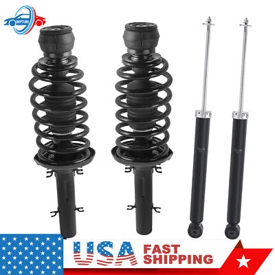 4pcs Front & Rear Full Strut Shock Absorbers For Volkswagen Golf Beetle Jetta - Imagem 1 de 4