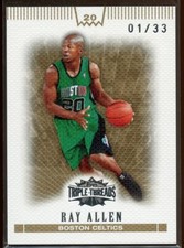 Ray Allen 2007-08 Topps Triple Threads Gold 1/33