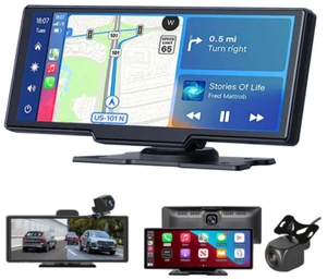 Tablette Voiture Pro Max 2024 avec Caméra de Recul, Ecran IPS 10,26",GPS et Commande Vocale - Photo 1/16