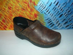 DANSKO Brown Leather Women's Size 38 /US 7.5-8 - Picture 1 of 6