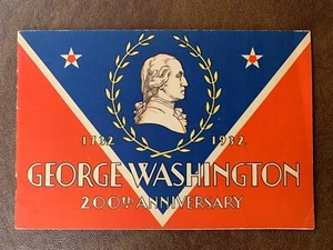 1932 George Washington 200th Anniversary History Booklet Northwestern Yeast Co - Picture 1 of 10