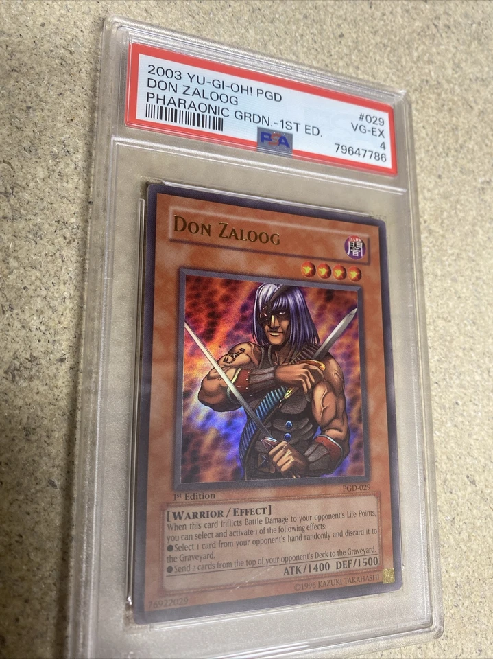 Yu-Gi-Oh! TCG Don Zaloog Pharaonic Guardian PGD-029 1st Edition Ultra Rare PSA 4 - Image 1 of 1