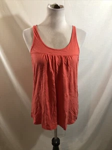 Camiseta sin mangas Lucky Brand coral con trabajo bordado - para mujer L, busto 18,5”, longitud 26” - Imagen 1 de 4
