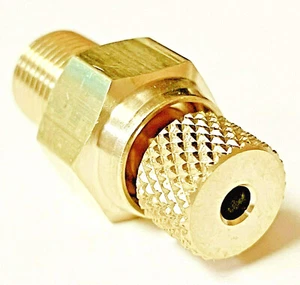 1/8" NPT NNI Brass Drain Cock Thumb screw - Picture 1 of 4