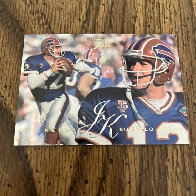 1995 Flair Jim Kelly #19b Buffalo Bills - Image 1 of 2
