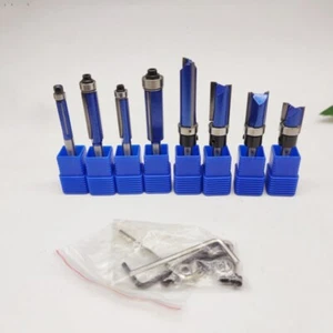 19-teiliges Bündigfräser-Set Lager gerade Bit - 6 mm Schaft - Bild 1 von 7