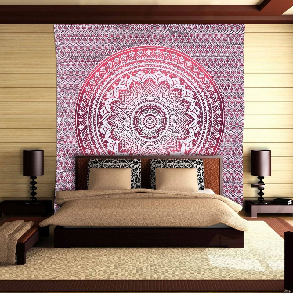 Indian Wall Hanging Decor Hippie Throw Bedspread Sheet Bohemian Mandala Tapestry - Image 1 of 1