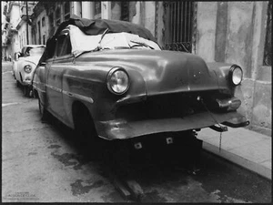 8062.Decoration Poster.Home Room wall interior design.Cuba old car.B&W decor - Picture 1 of 1
