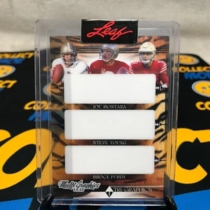 2023 Leaf Tri Multi Graphics Montana Young Purdy 1/1 Proof Tiger 49ers - Picture 1 of 6