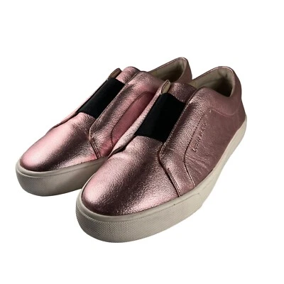 Zapatos Deportivos Louise Et Cie Lo Bette Rosa Cuero Metálico Sin Cordones Talla 11 Foto 1 de 4