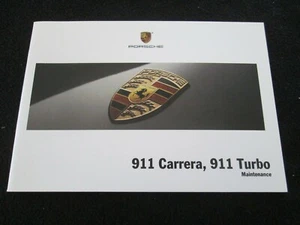 2009 Porsche 911 Turbo 997 Carrera 4 S Orig Service Book New Maintenance Manual - Picture 1 of 5