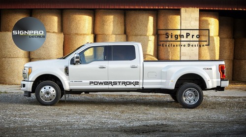 New Ford Powerstroke Rocker F350 King Ranch Side Decals F150 F250 Side ...