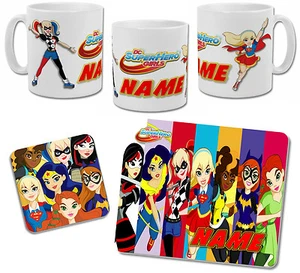 Tazza Personalizzata DC Superhero Ragazze con Opzioni Sottobicchiere e Tovaglietta - Foto 1 di 14