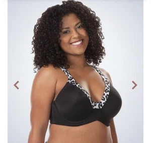 Leading Lady leopard full figure bra 50DD - Picture 1 of 4