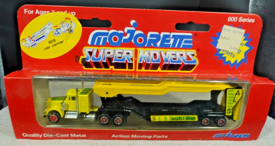 Remolque automático Majorette Super Movers escala HO semi Foto 1 de 3
