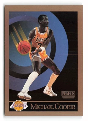 1990-91 SkyBox #134 Michael Cooper Los Angeles Lakers - Image 1 of 2