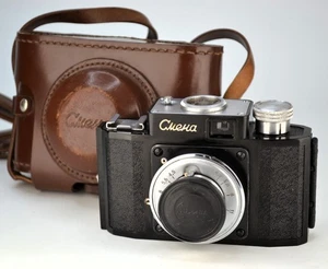 FULLY SERVICED! LOMOGRAPHY! USSR SMENA-1 compact CAMERA + TRIPLET-22 LENS (3) - Picture 1 of 8