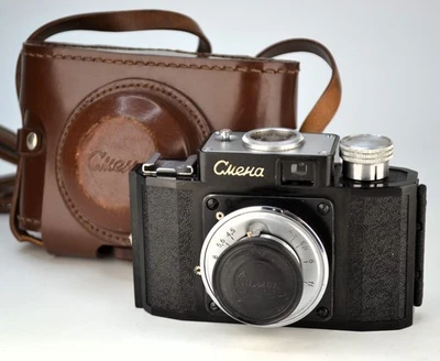 FULLY SERVICED! LOMOGRAPHY! USSR SMENA-1 compact CAMERA + TRIPLET-22 LENS (3) - Image 1 of 4