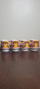 Juego de 4 tazas apilables vintage Holt Howard 1968 MCM Japón 7632 - Imagen 1 de 7