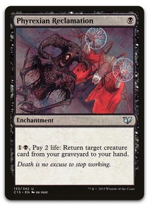 Phyrexian Reclamation #133 (NM) Commander 2015 C15 Magic MTG - Picture 1 of 2