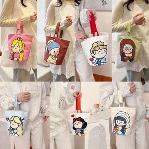 Hand-held Tote Bag Multi Color Bucket Bag Portable Shoulder Bag Women Girls - Picture 1 of 19