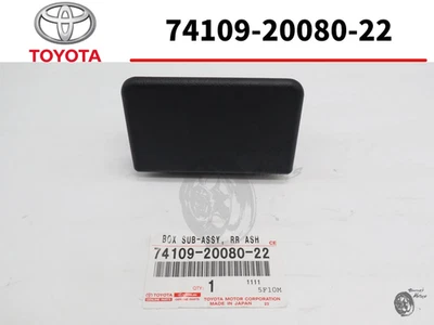 TOYOTA GENUINE Sub-Assembly Ashtray Box Rear Ash 74109-20080-22 OEM New - Image 1 of 4