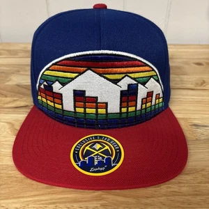 Zephyr RARE NBA Denver Nuggets “Skyline” Flat Bill SnapBack Hat - Picture 1 of 9