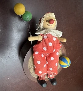 Vintage "Send in the Clowns" Dans Kids Figural Clown Music Box Hummelwerk Japan - Picture 1 of 5