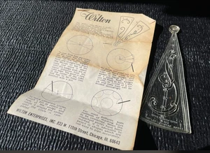 Marcador de Pasteles Wilton Plástico Transparente Ajustable Instrucciones Originales De Colección - Imagen 1 de 2
