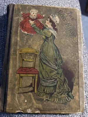 Antique Story Book The Lost Bird 1878 Illustrated 4x5 - Image 1 of 4