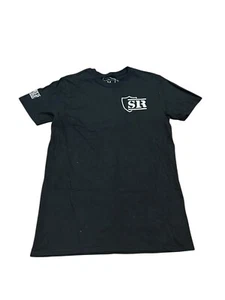 Sheild Republic Triggernometry graphic black t shirt mens size M - Picture 1 of 4