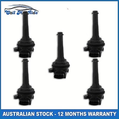 5x Brand New Ignition Coil for Volvo C70 S60 S70 S80 V70 V70R XC70 XC90 T5 Turbo - Image 1 of 4