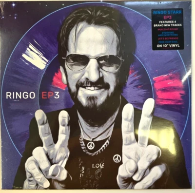 Ringo Starr EP3 10" vinyl record 4 new tracks US import 2022 on UMe pop rock - Image 1 of 4