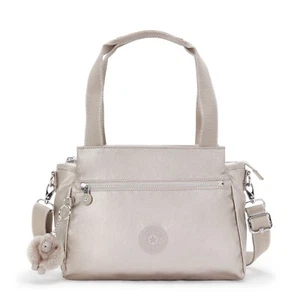 Bolso de hombro mediano Kipling ELYSIA - brillo metálico PVP £102 - Imagen 1 de 6