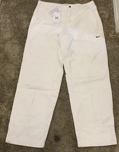 Nike Herrenhose weiß Double Panel Denim Größe 34 neu DQ5179-030 neu mit Etikett - Bild 1 von 6
