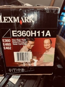Lexmark E360/E46x High Yield Return Program Toner Cartridge - Black (E360H11A) - Picture 1 of 3
