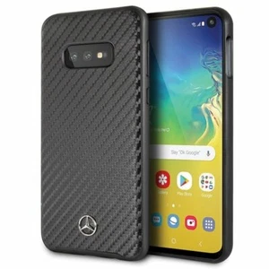 CG MOBILE Galaxy S10 Lite Mercedes-Benz Logo DYNAMIC LINE Hard Case Black Carbon - Picture 1 of 8