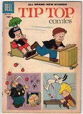 TIP TOP COMICS # 214 (DELL) (1958) early PEANUTS ! - CHARLIE BROWN - SNOOPY
