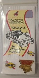 Cleveland Indians / Sunoco Commemorative Pins 1920s 30s Uniforms Jacob's field - Picture 1 of 9